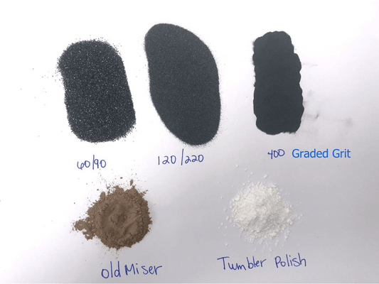 Rock Tumbler Starter Grit and Polish Kit