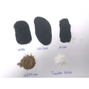 Rock Tumbler Starter Grit and Polish Kit